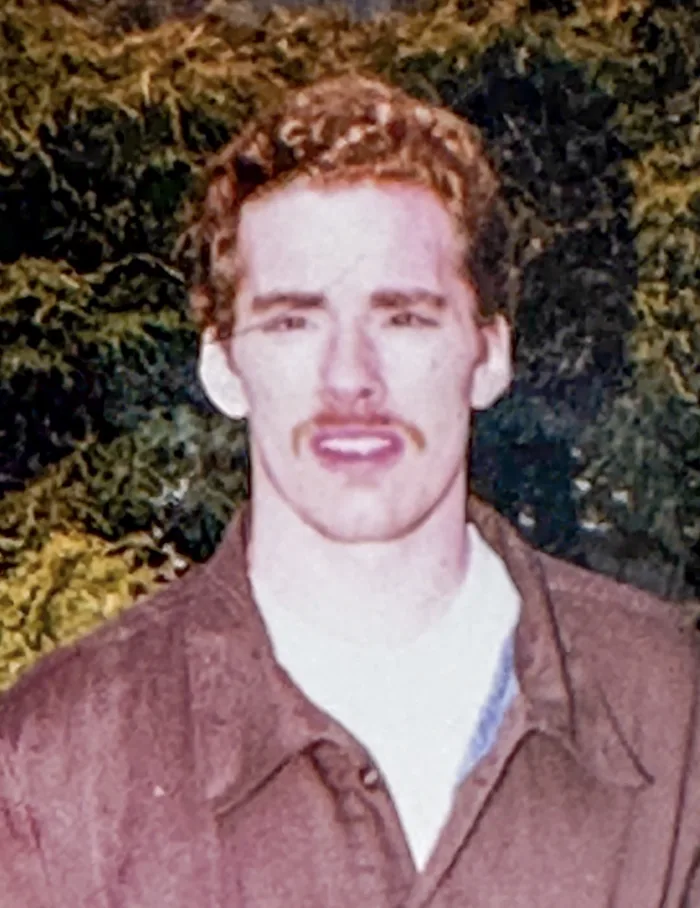 Rob Smead at nineteen, Indiana State Prison, 1996