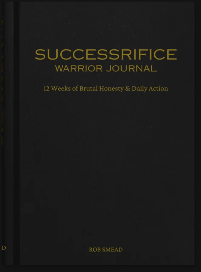 The SUCCESSRIFICE Warrior Journal cover